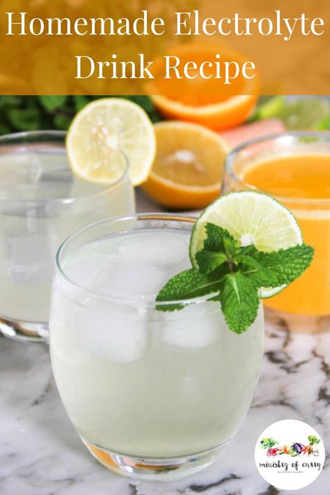 Have you tried making homemade electrolyte drinks? These DIY thirst quenchers are not only easy to make but also inexpensive. You can make them in you favorite flavors and the best part ... knowing exactly what you are putting in your body!   #minitryofcurry #homemadeelectrolytes #DIYelectrolytes Instant Pot Recipes Indian, Diy Electrolyte Drink, Drinks For Dehydration, Indian Instant Pot Recipes, Best Electrolyte Drink, Electrolyte Drink Recipe, Instant Pot Indian Recipes, Indian Instant Pot, Ministry Of Curry