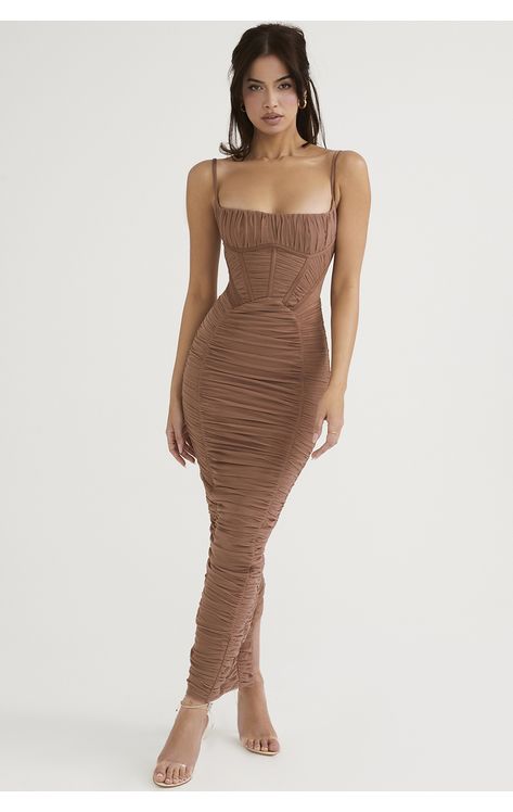 Elegant Corset, Stylish Midi Dress, Corset Midi Dress, Ruched Maxi Dress, Bodycon Maxi Dresses, Maxi Robes, Dresses Elegant, Dress Cuts, Sleeveless Maxi Dress