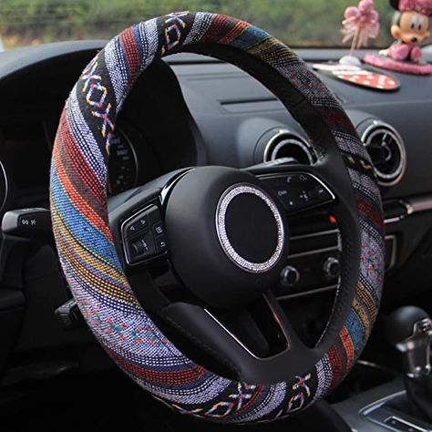 Fuzzy Steering Wheel Cover, Car Wheel Cover, Hippie Car, Car Deco, Cute Car Accessories, Car Inspiration, Car Steering Wheel Cover, Linen Color, Car Steering Wheel