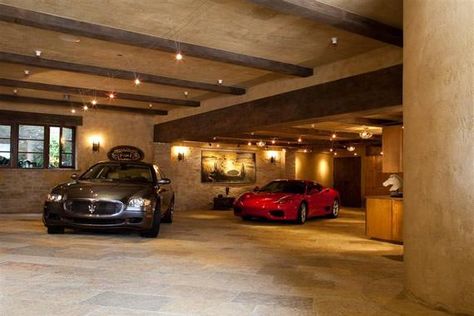 subterranean garages | Play - garages - garage, underground garage, underground garage ... Case Sotterranee, Casa Do Hobbit, Construction Garage, Garage Pictures, Cars Pictures, Garage Design Interior, Auto Garage, Luxury Car Garage, Underground Garage