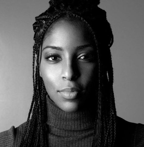 Jessica Williams Photo Black And White, Jessica Williams, Black Goddess, Feb 7, Faux Locs, Black White Photos, Famous Women, Female Images, Beautiful Skin