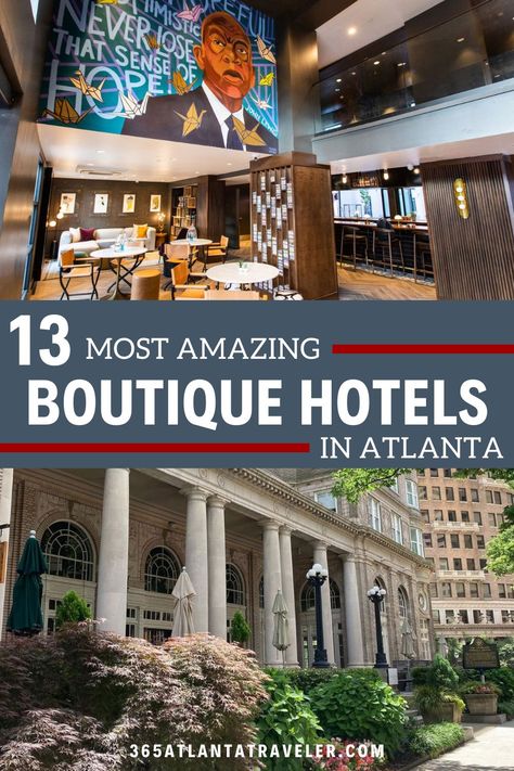 Whether you're looking for sleek modern luxury and rooftop views and celebrity sightings, or fabulous historic accommodations with walls that can talk about Clark Gable -- Atlanta has the boutique hotel for you. Here are some of the best boutique hotels Atlanta has to offer. Atlanta Travel, Atlanta Hotels, Trendy Hotels, Romantic Hotel, Best Boutique Hotels, Clark Gable, Celebrity Sightings, The Boutique, Boutique Hotels