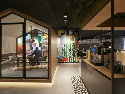 A Look Inside ING’s New Office in Leeuwarden - Officelovin' Banks Office, Office Plan, Space Room, Collaboration Space, Private Room, Financial Institutions, Next Door, Meeting Room, Public Space