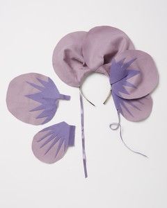 violet costume headband Pansy Costume, Violet Costume, Flower Costume Kids, Sew Halloween Costume, Halloween Costume For Kids, Headband Costume, Flower Costume, Cut And Glue, Costume For Kids