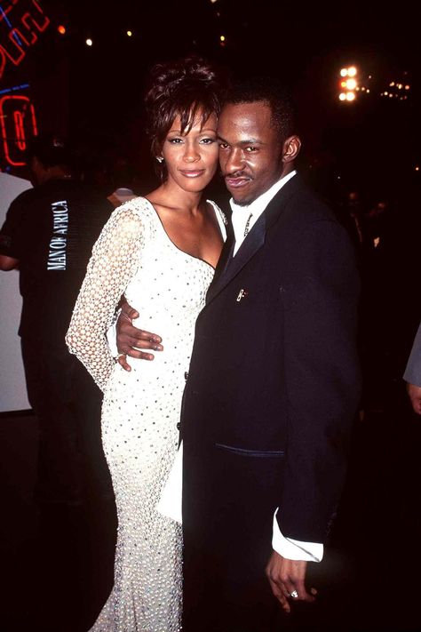 Whitney Houston Wedding, Black Celebrity Couples, Whitney Houston Pictures, I Got You Babe, Drunk In Love, Vintage Black Glamour, Black Hollywood, Black Celebrities, Famous Couples