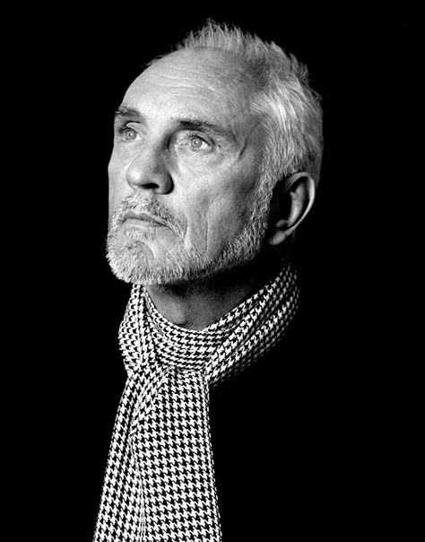 Terence Stamp | Andy Gotts MBE Andy Gotts, Male Movie Stars, Terence Stamp, Famous Photographers, Celebrity Portraits, Black And White Portraits, Male Portrait, British Actors, Hollywood Actor