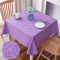 Dining Room Purple, Purple Dining Room, Vinyl Tablecloth, Kitchen And Dining Room, Table Pads, Table Cover, Round Tablecloth, Waterproof Vinyl, Table Covers