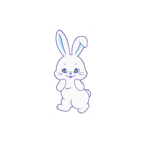 New Jeans Bunny Drawing, Newjeans Bunny Png, Newjeans Art Drawing, Newjeans Rabbit Icon, Bernice Newjeans Bunny, Newjeans Bernice, New Jeans Rabbit, Newjeans Tattoo, Newjeans Bunny Icon