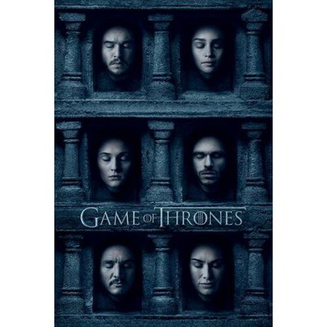 Game of Thrones - Hall of Faces Wall Art Poster 1Art1 Game Of Thrones Wallpaper, Finn Jones, Jerome Flynn, Game Of Thrones Instagram, Freddie Stroma, Liam Cunningham, Watchers On The Wall, Jonathan Pryce, Game Of Thrones Facts