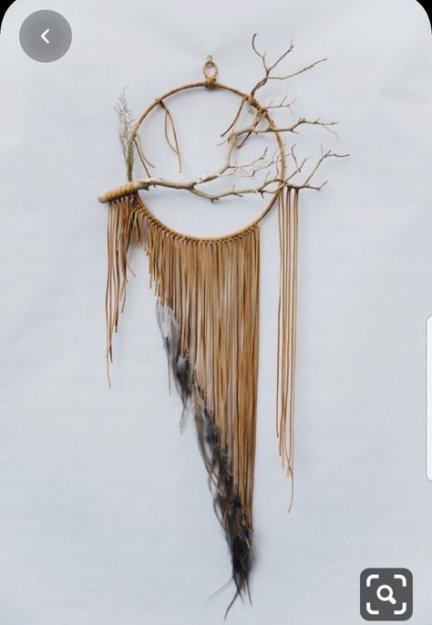 Tre Kunst, Dreamcatcher Diy, Atrapasueños Diy, Art Macramé, Dream Catcher Craft, Macrame Wall Hanging Diy, Sell Diy, Dream Catcher Diy, Wall Hanging Diy