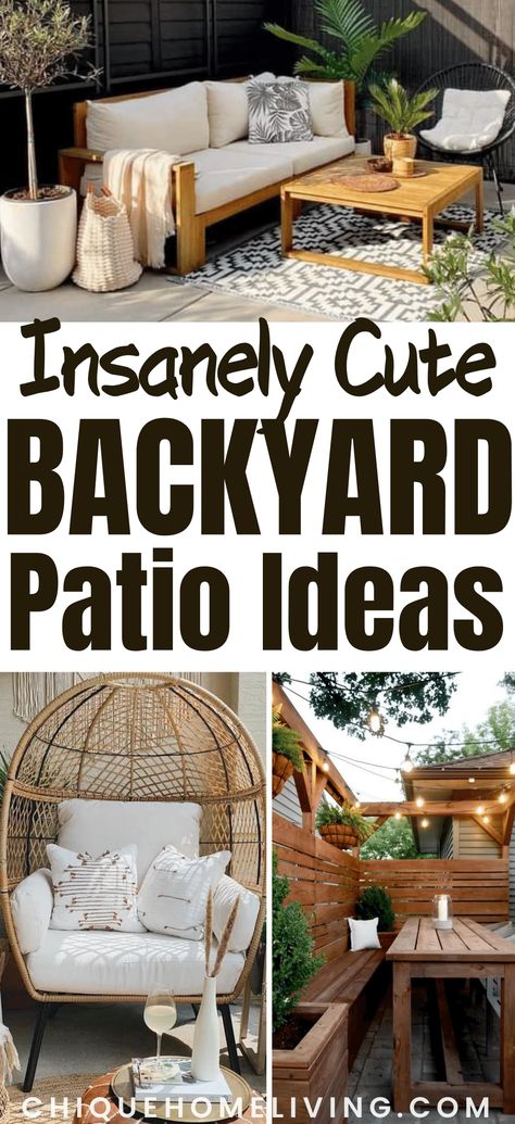 Outdoor Patio Corner Ideas, Tiny Outdoor Space Ideas, Small Bedroom Patio Ideas, 8x10 Patio Ideas, Outdoor Large Patio Decorating Ideas, Small Coastal Backyard Ideas, Small Back Deck Furniture Ideas, Backyard Corner Patio Ideas, Mixed Patio Furniture Ideas