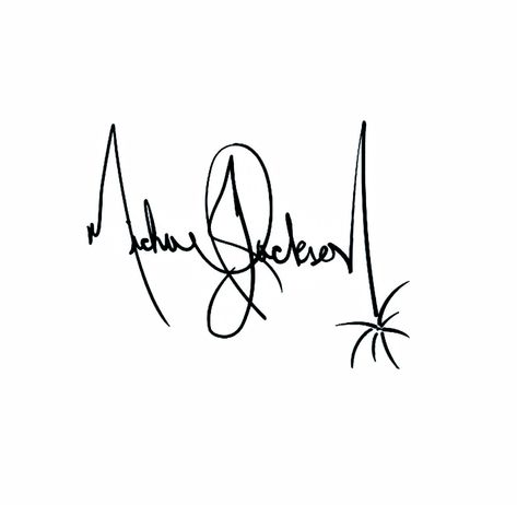 Michael Jackson Signature Tattoo, Michael Jackson Tattoo Ideas, Michael Jackson Signature, Mj Tattoo, Michael Jackson Autograph, Thriller Jacket, Michael Jackson Tattoo, Tattoos For Moms, Fireplace Tv Wall Decor