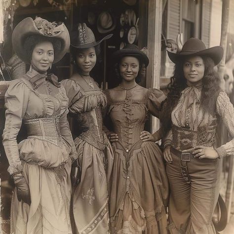 Western Women Aesthetic, Country Grandma Aesthetic, Classic Cowgirl Outfit, Female Outlaw Aesthetic, Black Country Girl Aesthetic, Cowgirl Reference, Black Southern Gothic, Cowboy Aesthetic Outfit, Black Cowgirl Aesthetic