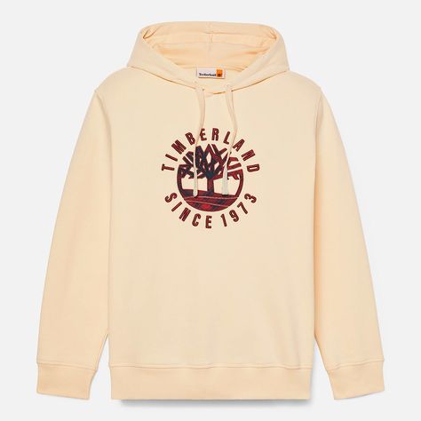 Stay warm and comfy in our holiday graphic hoodie made with 83% cotton and 17% polyester. It features an adjustable hood, ribbed cuffs, and a front embroidered logo graphic Holiday Hoodies, Beige Pullover, Cardigan Shirt, Outdoor Men, Timberland Mens, Chino Trousers, Beige Sweater, Jogger Sweatpants, Outdoor Woman