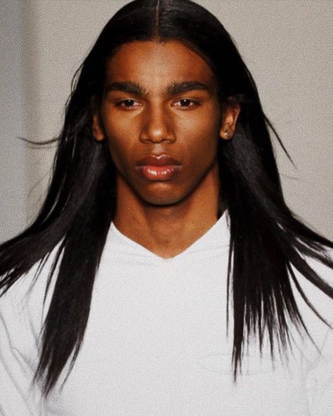 Mens Twists Hairstyles, Unique Faces, Face Photography, Hair Reference, Long Straight Hair, African Men, Twist Hairstyles, Hair Art, Straight Hair