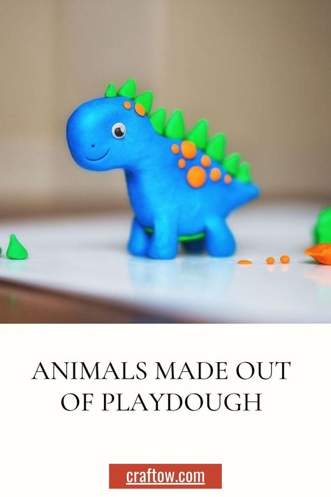 Animals Made Out of Playdough Playdough Animals, How To Make Playdoh, Making Playdough, Play Dough Christmas, Diy Crafts To Do At Home, Kids At Home, Creative Activities For Kids, Thanksgiving Kids, Activity For Kids