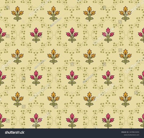 Decorative Colorful Mughal Pattern Wallpaper Print Stock Illustration 2478615055 | Shutterstock Mughal Pattern, Wallpaper Print, Pattern Wallpaper, Image Illustration, Floral Art, Stock Illustration, Royalty Free Stock Photos, Stock Images, Stock Photos