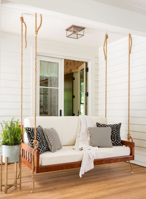 Hanging porch bed