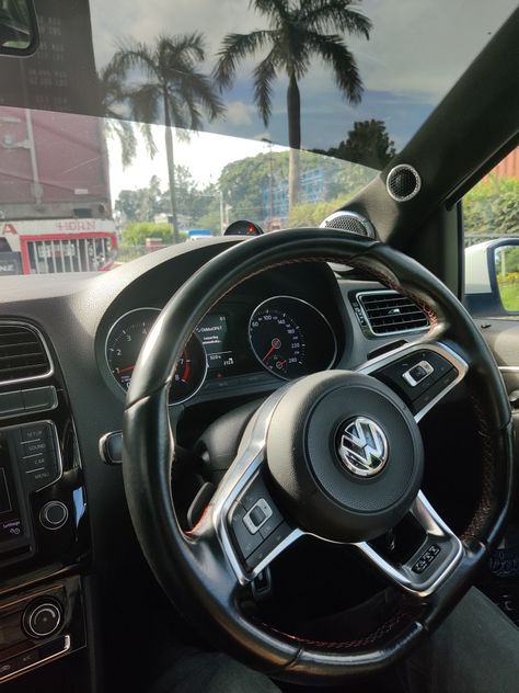 A SHOT OF POLO GTI FROM THE INSIDE Polo Car Snap, Polo Modified, Vw Polo Modified, Polo Gt, Gti Car, Vw Polo Gti, Polo Car, Volkswagen Polo Gti, Car Life Hacks