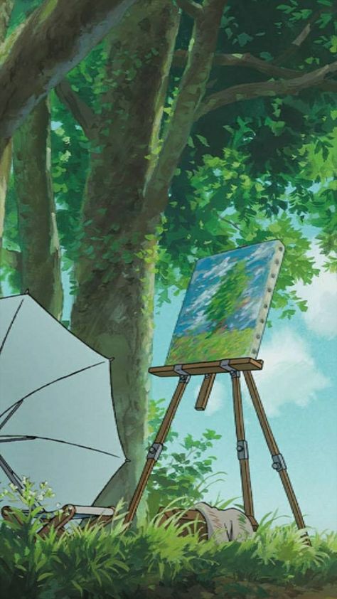 Wallpaper Anime Scenery, Wallpaper Hd Nature, Iphone Wallpaper Hd, Studio Ghibli Background, Beau Film, Ghibli Artwork, Scenery Background, Iphone Wallpaper Hd Nature, Studio Ghibli Movies