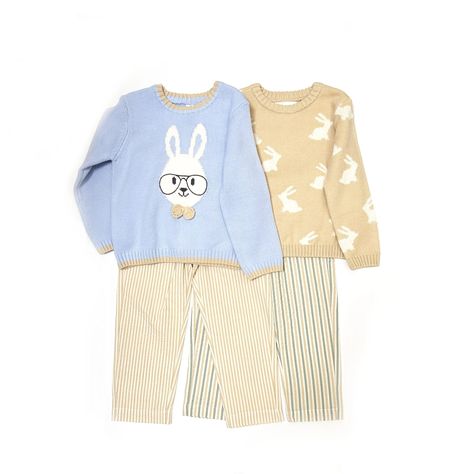 Get your little bunny ready for Easter 🐰Walmart's adorable toddler boy sweater and pants sets come in sizes 12M-5T! I have them linked below if you wanna shop them now! Get a closer look on Sweater And Pants Outfit, Easter Sweater, Toddler Boy Easter, Easter Sweaters, Toddler Boy Sweater, Boys Easter Outfit, Walmart Finds, Boys Easter, Easter Outfit