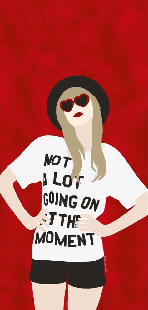 Taylor Swift Red Album, Red Taylor Swift, 22 Taylor, Parking Spot Painting, Taylor Swift 22, Taylor Swift Drawing, Taylor Swif, Taylor Outfits, Taylor Swift Birthday