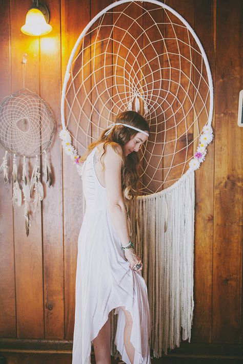 Boho Wedding Inspiration | Free People Blog #freepeople Boho Wedding Inspiration, Dream Catcher Diy, Boho Wedding Decorations, Beautiful Dream, Dreamcatchers, Bohemian Wedding, Kids Crafts, Doilies, Boho Wedding