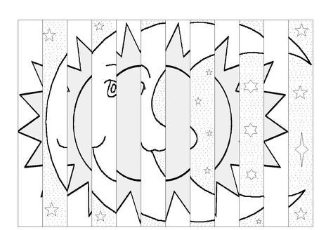 Agamograph For Kids, Agamograph Template Free Printable, Free Printable Crafts, Preschool Art Activities, Elementary Art Projects, Afterschool Activities, Sunday School Crafts, Preschool Learning Activities, Paper Crafts For Kids