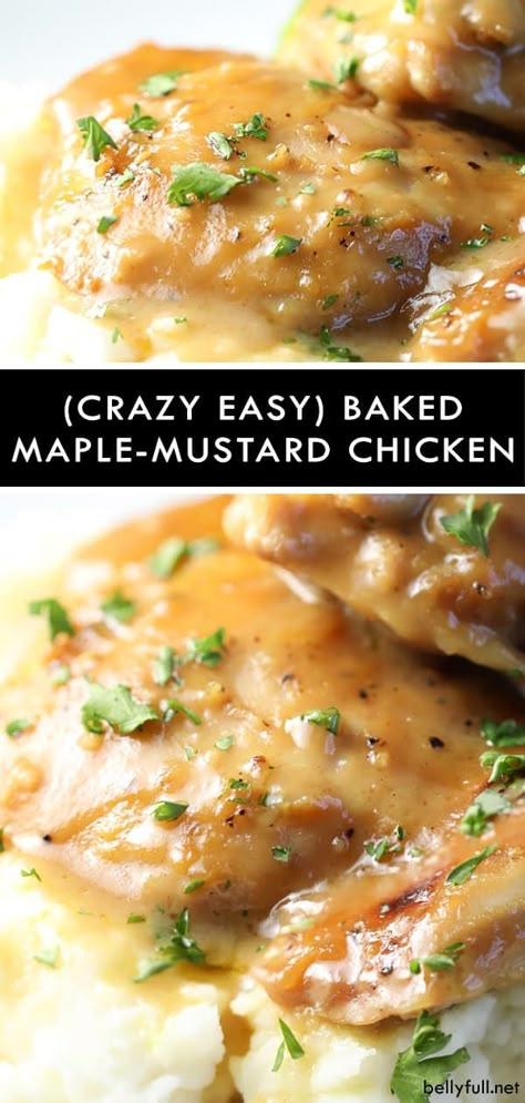 Maple Mustard Chicken, Maple Chicken, Chicken Baked, Mustard Recipe, Maple Mustard, Chicken Thigh Recipes Oven, Table Dinner, Chicken Thigh Recipes Crockpot, Boneless Chicken Thigh Recipes