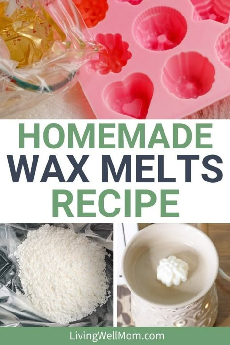 Wax Melts Scent Recipes, How To Make Homemade Wax Melts, Wax Warmers Diy, How To Make Soy Wax Melts Diy, Wax Cubes Diy, Diy Wax Warmer Holder How To Make, Essential Oil Recipes For Wax Melts, Diy Candle Melts How To Make, Natural Wax Melts Diy