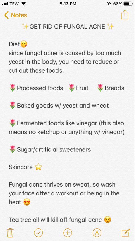 Get Rid Of Fungal Acne, Acne Diet, Fungal Acne, Fruit Bread, Artificial Sweetener, Fermented Foods, Processed Food, Bread Baking, Yeast