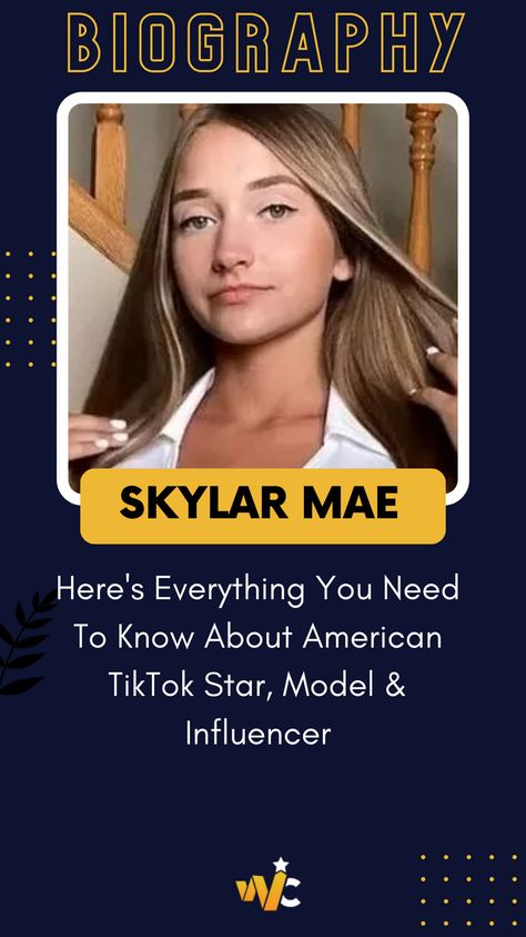 Skylar Mae is an Instagram star and TikTok star famous for her Instagram account where she uploads her beautiful images and videos and has more than 2.2 million followers over there. Skylar Mae, Richest Actors, Tiktok Star, Million Followers, Youtube Stars, Famous Celebrities, Net Worth, Beautiful Images, Comedians