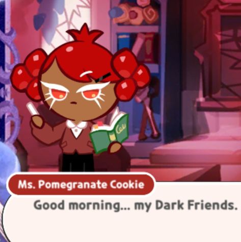 Cookie Run Kingdom Pomegranate, Pomegranate Cookie Run, Pomegranate Cookie, Witches Castle, Cookie Run Ovenbreak, Castle Tower, Cookie Run Kingdom, My Teacher, White Lilies