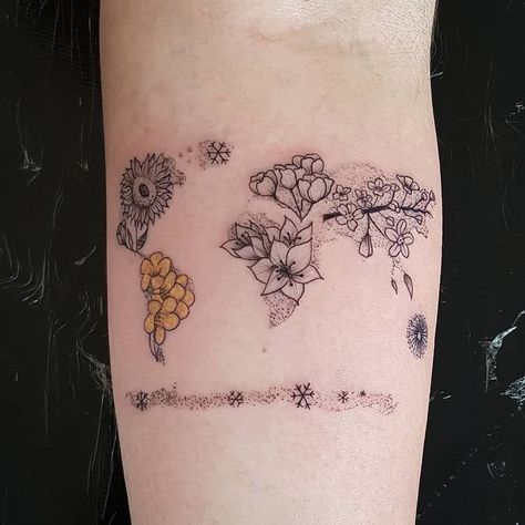 Small Tattoos Designs, Tattoo Guys, Type Tattoo, Map Tattoos, Shape Tattoo, Tattoos For Women Half Sleeve, Disney Tattoo, Diy Tattoo, Tattoos Designs