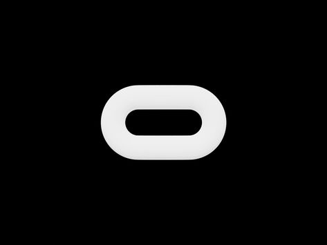 Oculus Logo Animation by Oleg Frolov Red And Black App Icons, Black App Icons, Oculus Vr, Black App, Spatial Design, Logo Animation, App Covers, Ios Icon, Animation Design