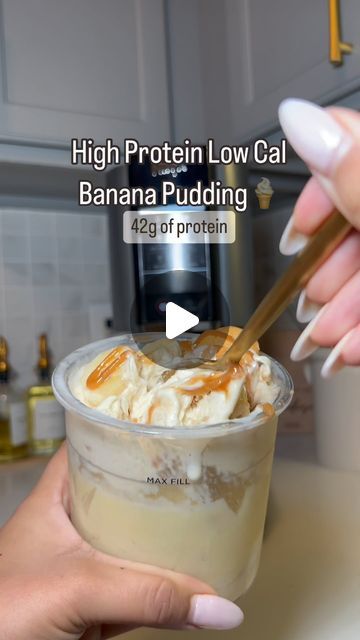 M A D I ✨ on Instagram: "Back with another protein ice cream recipe 😍🍦. Banana pudding is my absolute favorite dessert , with this ninja creamy recipe you can eat the entire pint guilt free and still hit your protein goals with 42g of protein✨ #ninjacreami#ninjacreamirecipes#proteindessert#bananapudding#weightlossdiary#weightlossjourney#whatieatinaday#fitnessmotivation#healthyrecipes#contentcreator#proteinicecream" Premier Protein Ninja Creami Recipes, Banana Pudding Ninja Creami, Ninja Creami Recipes Banana Pudding, Ninja Creami Pudding Ice Cream, Ninja Protein Ice Cream, Ninja Creami Ice Cream Recipes With Premier Protein Shake, Banana Ninja Creami Recipe, Ninja Ice Cream, Protein Ice Cream Ninja Creami Recipes