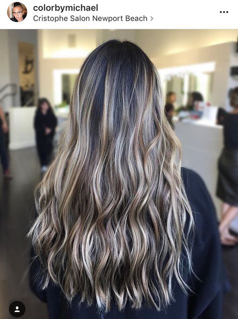 Balyage Hair, Balayage Hair Caramel, Long Hair Highlights, Balayage Ideas, Makeup Pics, Fashion And Makeup, Hair Color Caramel, Brunette Hair With Highlights, Balayage Hair Dark