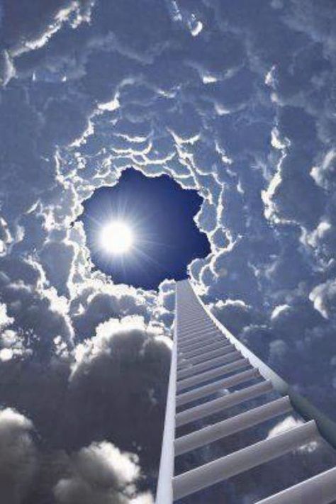 Prophetic Art, Stairway To Heaven, Sky And Clouds, Christian Art, Holy Spirit, The Sky, Jesus Christ, Beautiful Places, Spirituality