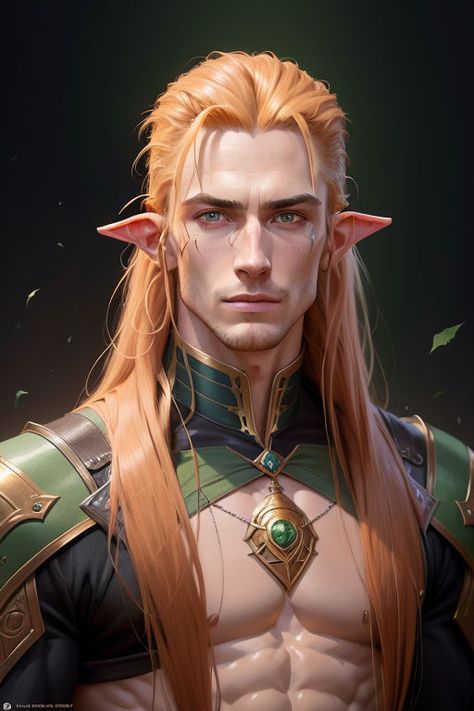 Male Elf, D D Character Ideas, Elves Fantasy, Elves And Fairies, Character Inspiration Male, Wood Elf, Howling Wolf, Fantasy Male, Fantasy Rpg