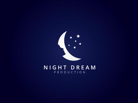 Dream Logo Design, Sleep Logo, Sky Logo, Dream Logo, Creative Logo Design, Moon Logo, Good Morning Beautiful Pictures, Photo Art Frame, Music Logo