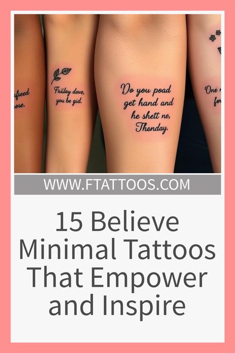 Minimal tattoos can embody powerful messages of belief; discover 15 designs that may inspire your next ink choice and reveal more about your journey. I Will Find My Way Tattoo, Meaning Words Tattoo, No Mud No Lotus Tattoo, Unique Meaningful Tattoo Quotes, Short Tattoo Quotes For Women, Minimalist Tattoo With Meaning, Short Meaningful Quotes Tattoos, Inspirational Tattoo For Women, Unique Tattoo Quotes