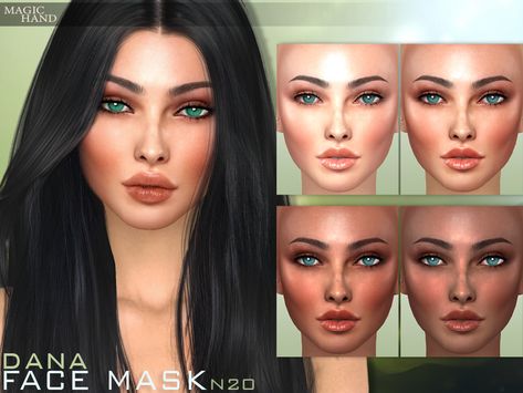 The Sims Resource - [Patreon] Dana Face Mask N20 Sims Mods Face, Sims 4 Facemasks Cc, Sims 4 Cc Full Face Makeup, Ts4 Face Mask, Sims 4 Face Mask Cc, Face Mask Cc Sims 4, Sims 4 Full Face Makeup, Sims 4 Cc Face Mask, Sims Mods Patreon