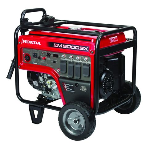 Honda EM5000S Generator | Honda Generators Honda Generator, Dual Fuel Generator, Pressure Washer Accessories, Portable Generator, Dewalt Power Tools, Gas Generator, Generator Parts, Work Gear, Specialty Tools