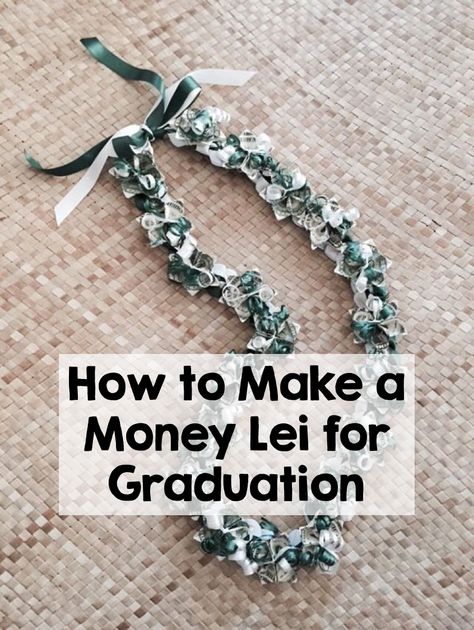 Diy Lei, Diy Leis, Lei For Graduation, Money Roses, Money Gifting, Lei Graduation, Lei Ideas, Money Leis, Graduation Money