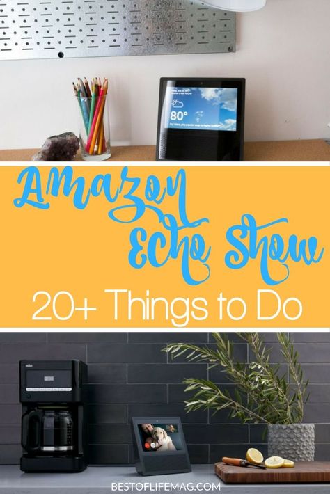 There are so many amazing things you can try with the Amazon Echo Show that will make life even easier in your smart home. Amazon Smart Home, Smart Home Ideas, Echo Echo, Amazon Echo Show, Alexa Home, Things To Try, Echo Show, Alexa Skills, Alexa Echo