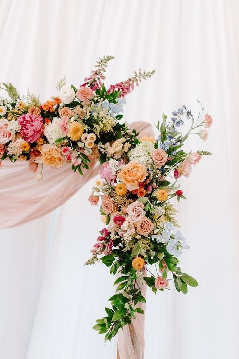 DIY Floral Arch | How to Make your own - Aimsy's Antics Ceremony Arbor, Arrangement Of Flowers, Flowers And Greenery, Wedding Arch Flowers, Arch Flowers, Ceremony Inspiration, Ceremony Decor, Ceremony Arch, Ceremony Flowers