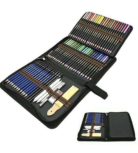 Art Pencil Set, Led Pencils, Fineliner Pens, Colored Pencil Set, Art Pencils, Art Tools Drawing, Coloured Pencils, Drawing Set, Color Pencil Drawing