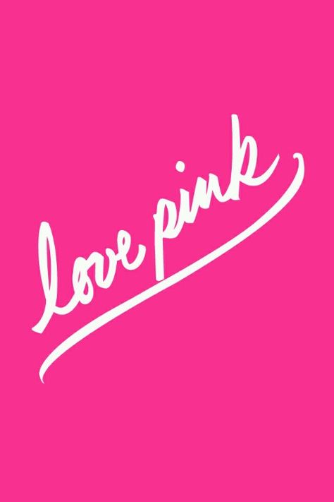 Love Pink Vs Pink Wallpaper, Pink Wallpapers, Tout Rose, Glitter Rosa, The Word Love, Catty Noir, I Believe In Pink, Pink Life, Pink Quotes