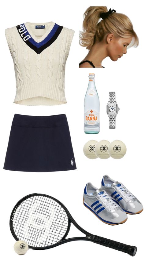 Country Club Dress, Gossip Girl Outfits, Tennis Outfit Women, Tennis Outfit, Classy Fits, Outfit Collage, Casual Preppy Outfits, 1990s Fashion, Athleisure Wear