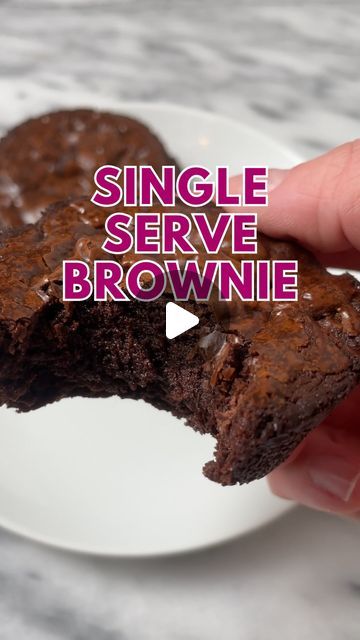 Brownie In A Cup, Single Serving Desserts, Baking Mischief, Single Serve Dessert Recipes, Single Serve Brownie, Bread Bakery, Single Serve Desserts, Single Serving Recipes, Dessert For Two